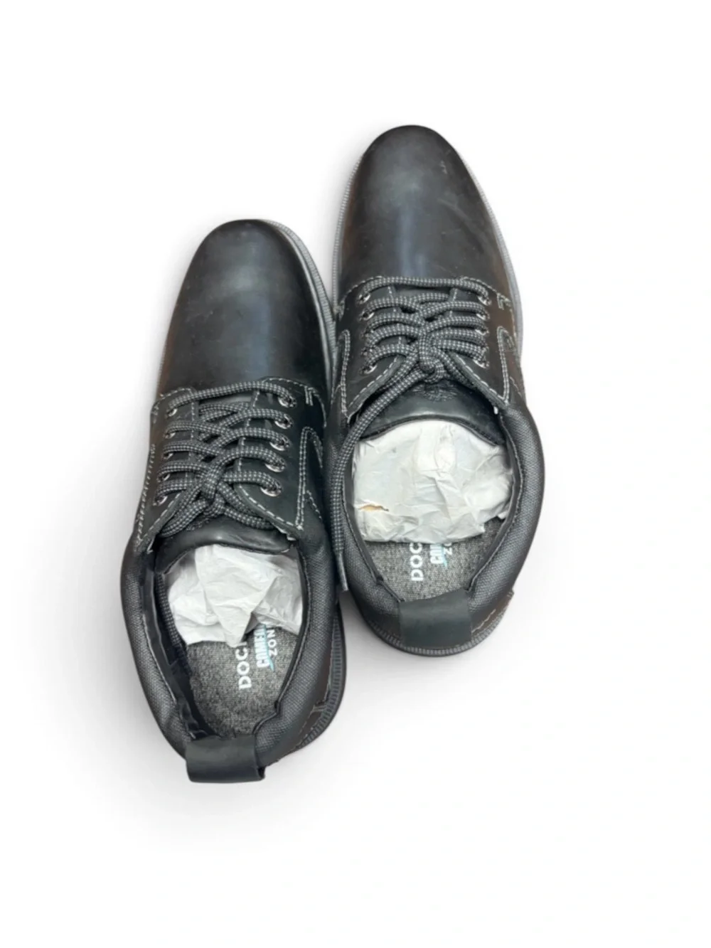 Classic Men's Black Lace-Up Work Shoes